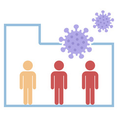 新型コロナウィルスCOVID-19と密閉空間