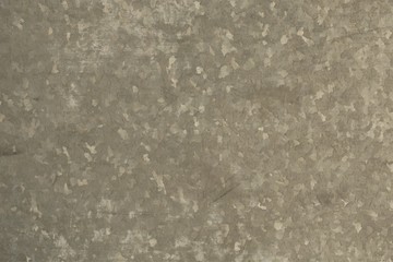 galvanized iron texture, characteristic spots from zinc coating