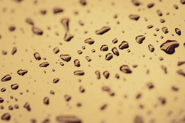 Abstract gold vintage lights water drop