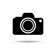 Camera Icon Isolated On Transparent Background,Vector Illustration.