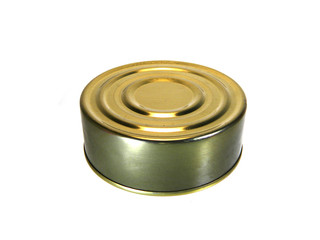 tin can isolated on white background