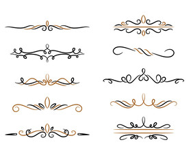 vector set of dividers
