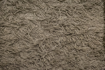 Close up of Brown fabric carpet