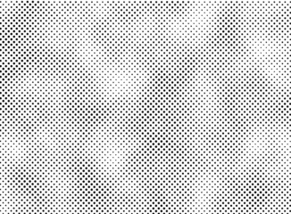 Vector Halftone Pattern. Set of Dots. Dotted Texture on White Background. Overlay Grunge Template. Distress Linear Design. Fade Monochrome Points. Pop Art Backdrop.