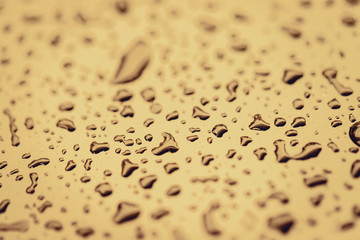 Abstract gold vintage lights water drop