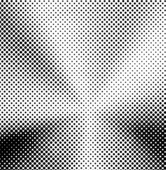 Vector Halftone Pattern. Set of Dots. Dotted Texture on White Background. Overlay Grunge Template. Distress Linear Design. Fade Monochrome Points. Pop Art Backdrop.