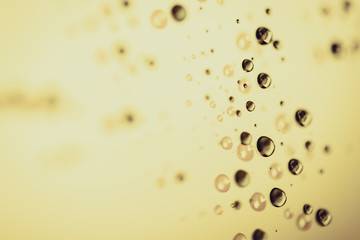 Abstract gold vintage lights water drop