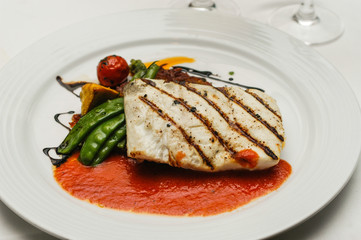 コース料理　メインディッシュ　シーフード