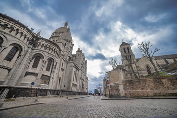 Fototapeta premium Montmartre Paris. Area artists