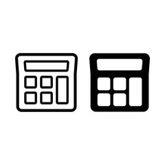 calculator icon in trendy flat style