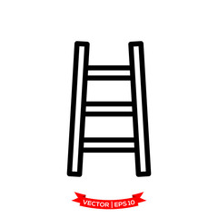 ladder icon in trendy flat style