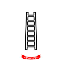 ladder icon in trendy flat style