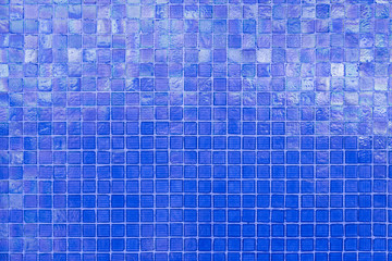 Blue wall tile wall paper