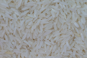 Close up of organic white nature Jasmine rice