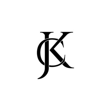 jck letter original monogram logo design