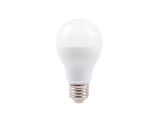 LED bulb isolated on white background.