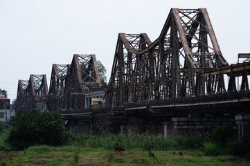 ベトナム　ハノイの橋