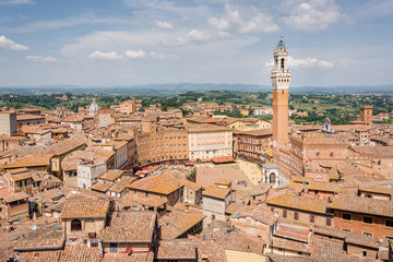 view of siena italy