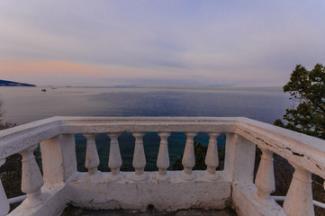 Balcony overlooking the Black Sea