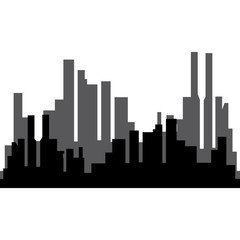 Modern City skyline . city silhouette. vector illustration in flat design