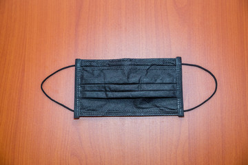 Black Surgical Protective Mask for Flu