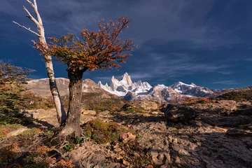 No drill roller blinds Fitz Roy Fitz Roy Mountain in autumn, Patagonia, Argentina.