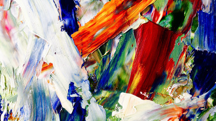 Colorful abstract background wallpaper. Modern motif visual art.  Mixtures of oil paint. Trendy...