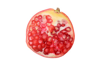 Creative layout made of fruits. Flat lay ,nature backdrop isolated on white background, clipping path included.