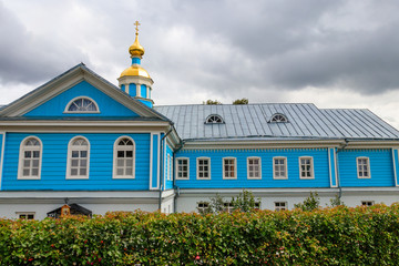 Fototapeta na wymiar Church of Saint Equal-to-apostles Mary Magdalene in Holy Trinity-Saint Seraphim-Diveyevo convent in Diveyevo, Russia