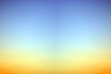 Color gradients from light to shadow, from yellow to blue