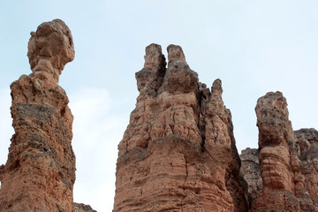 rocks eroded from wind erosion
