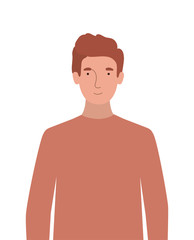 Isolated avatar man vector design