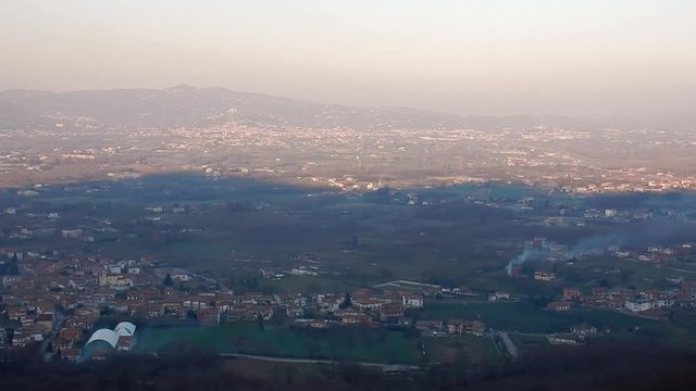 Panoramica della Valle Caudina da Rotondi