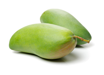mangos on a white background 