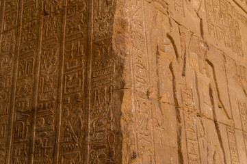 Fototapeta na wymiar エジプト　カイロ　象形文字　古代彫刻