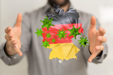 epidemic coronavirus 2019-nCoV 3d  germany