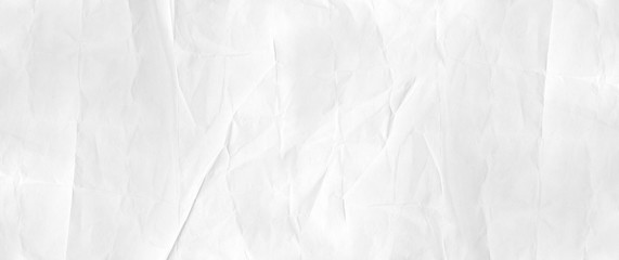 Crumpled paper texture. Banner background