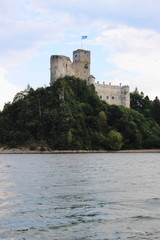 
Castle on a rock by the lake