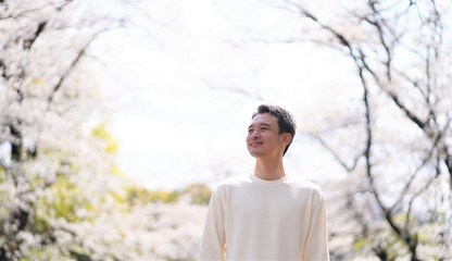 アジア人　男性　ポートレート