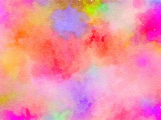 Sweet pastel watercolor paper texture for backgrounds. colorful abstract pattern. The brush stroke graphic abstract. Picture for creative wallpaper or design art work