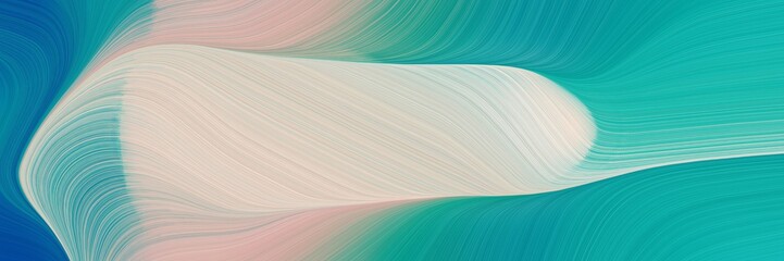 beautiful futuristic banner with pastel gray, light sea green and dark gray color. abstract waves design