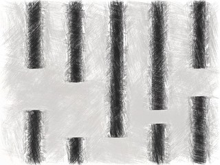Monochrome texture. Image includes the effect the black and white tones. surface looks rough. Dark design background surface. Gray printing element.