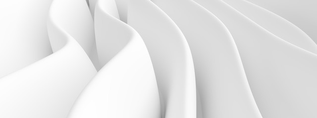 Modern Geometric Wallpaper. Futuristic Technology Design. Abstract Architecture Background