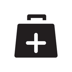 Obraz premium First aid kit vector icon, simple sign for web site and mobile app.