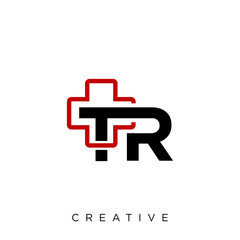 tr logo design vector icon