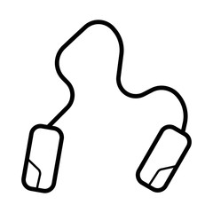 Obraz premium Skipping rope - Jumping icon vector