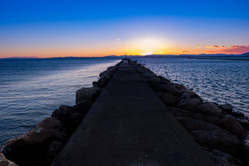 Roses on Costa Brava, Catalonia, Spain.