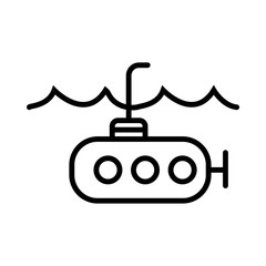 submarine icon vector illustration photo