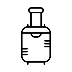 travelling bag icon vector illustration