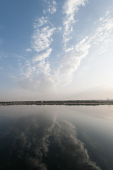 ナイル川と幻想的な空